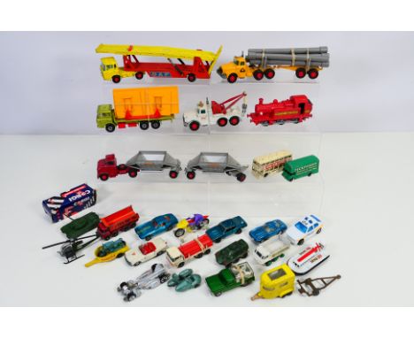 Hot Wheels - Matchbox - Lone Star - Corgi - A group of unboxed vehicles including a Redline Custom Barracuda, a RRRumblers Ri