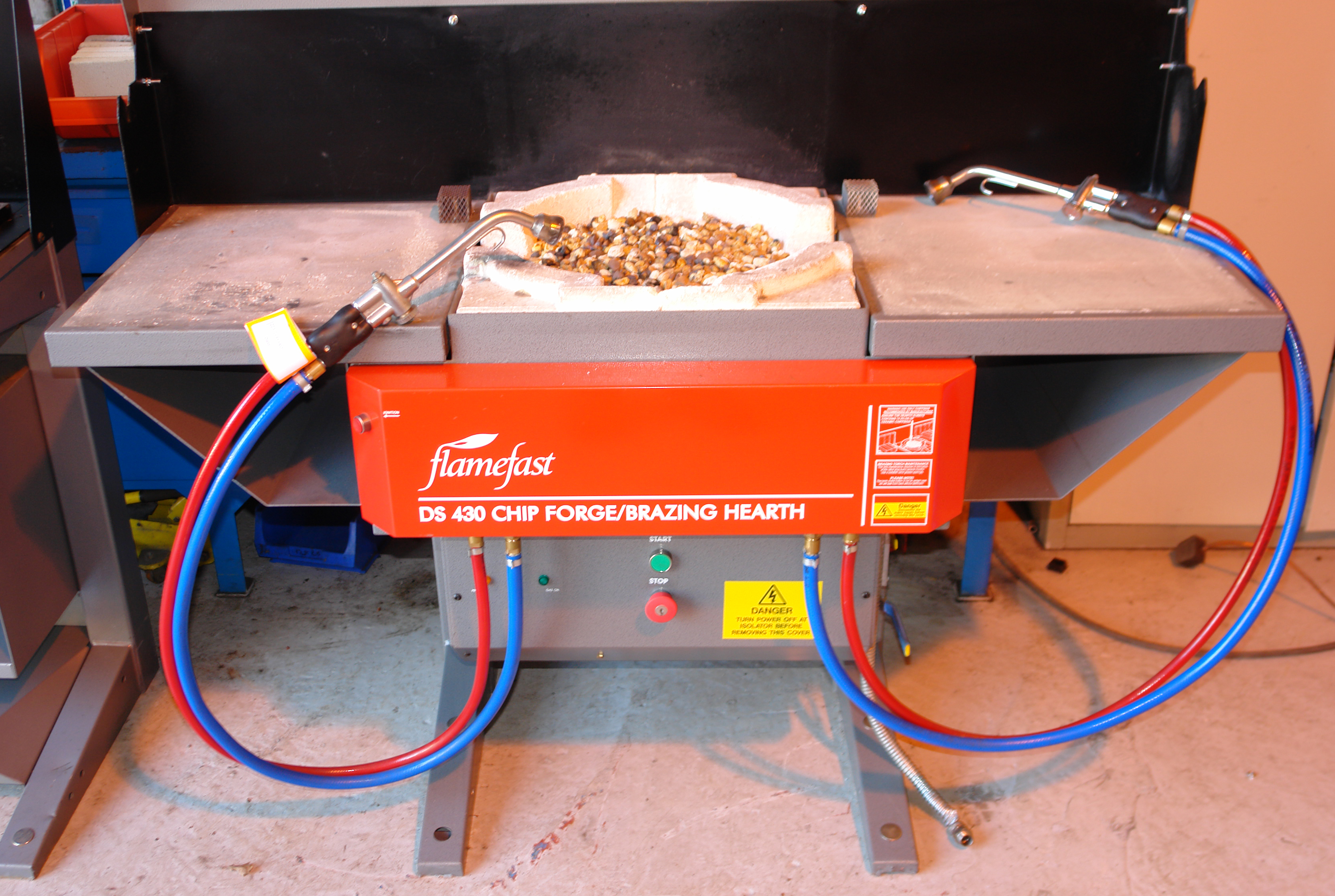 Flamefast Brazing Equipment including: Varivac Canopy, Two Brazing ...