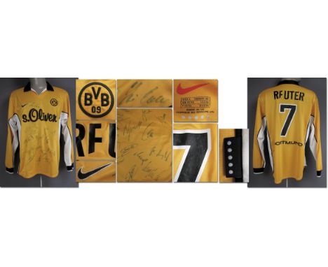 Dortmund, Borussia - Trikot 1998/99 - Original match worn Spielertrikot von Borussia Dortmund mit der Rückennummer 7. Getrage