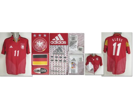 DFB - Trikot 2005 - Original match worn Spielertrikot von Deutschland mit der Rückennummer 11. Getragen von Miroslaw Klose am
