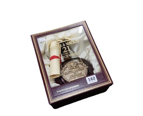 CASED BOTTLE OF WHYTE &amp; MACKAY 21 YEAR OLD SCOTCH WHISKY 
