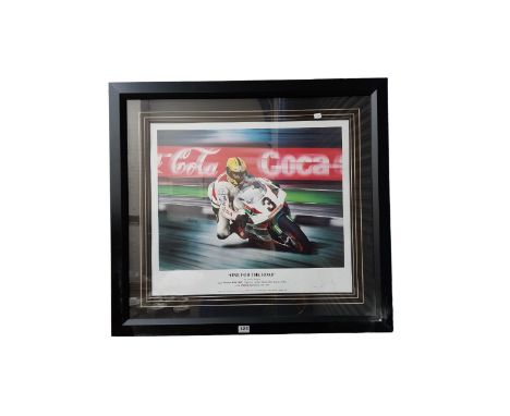 SIGNED JOEY DUNLOP PRINT 