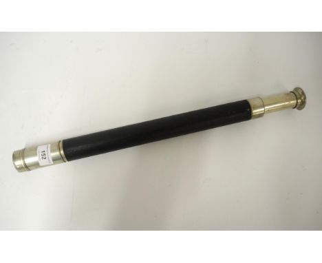 Ross, London naval telescope, inscribed Lieutenant. J. H. C. East RN, 59cm long extended
