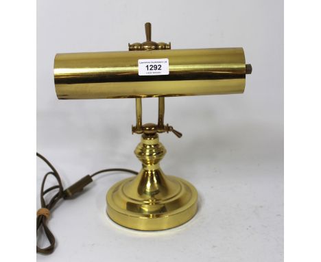 Reproduction brass desk lamp