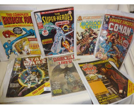 No.1 Marvel Comics - Dracula Lives No.1, Star Wars No.1, Fantastic Four No.1, Morlock No.1,Doctor Who Weekly No.1, Conan No.1