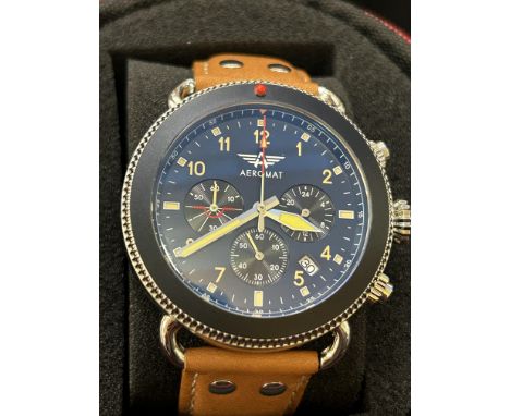 Gents Aeromat chronograph wristwatch boxed 