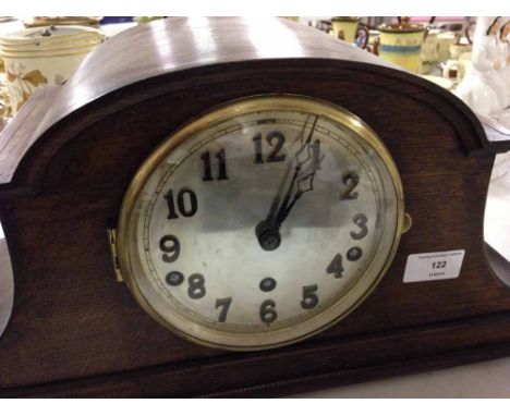 Dual chime Kienzle wooden mantle clock - Westminister/Whittington.