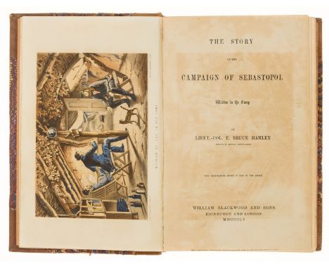 NO RESERVE Crimea.- Hamley (Lt.-Col. E.Bruce) The Story of the Campaign of Sebastopol, first edition, 9 lithographed plates, 