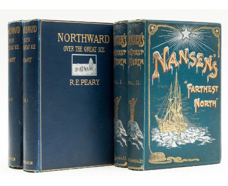 Polar.- Peary (Robert Edwin) Northward over the "Great Ice", 2 vol., first English edition, portrait frontispieces, illustrat