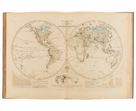 Atlases.- Petermann (Augustus) &amp; Rev. Thomas Milner. The Atlas of Physical Geography constructed by Augustus Petermann...