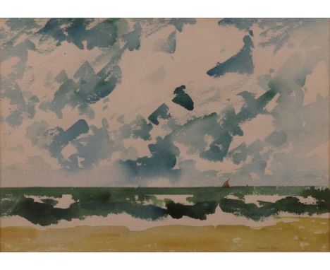 Rowell Tyson (b.1926) - Seascape, watercolour, signed lower right, 33 x 46.5cm 