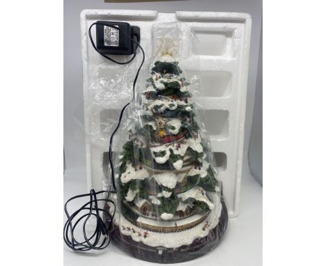 A Home for Xmas ceramic electric tree, in original inner packaging