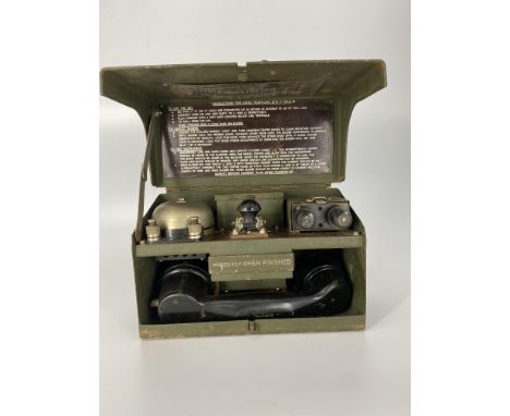 World War 2 British army field telephone