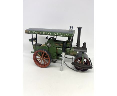 A large model steam roller, 13 inches x 7 inches
