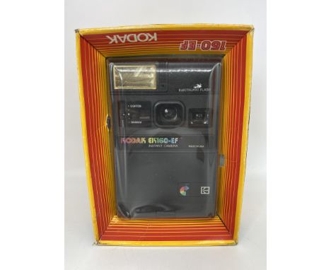 A Kodak EK160-EF instant camera, unused in original box