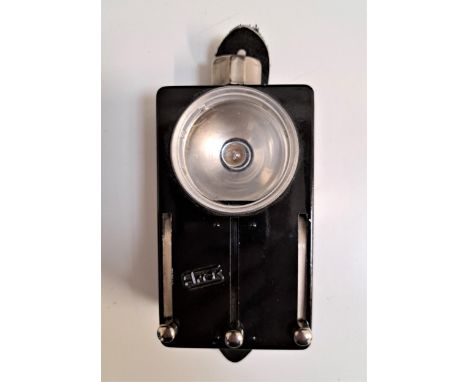 1960s EAST GERMAN MILITARY SIGNAL LAMPwith a circular lens and light above three slides for green, blue and red lenses, the c