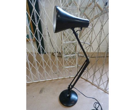 Modern black angle poise lamp