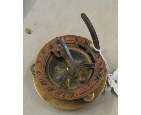 A small table compass