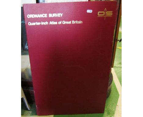 A large Ordnance Survey book Quarter Inch Atlas of Great Britain