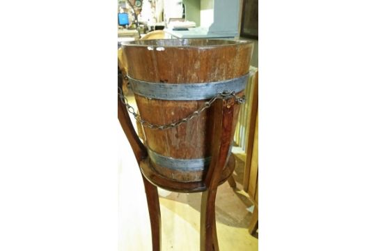 rustic ice bucket
