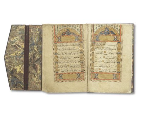 An illuminated Ottoman Qur'an, attributed to the scribe Hasan Uskudari (d. 1614) Turkey, Constantinople, late 16th Century/ea