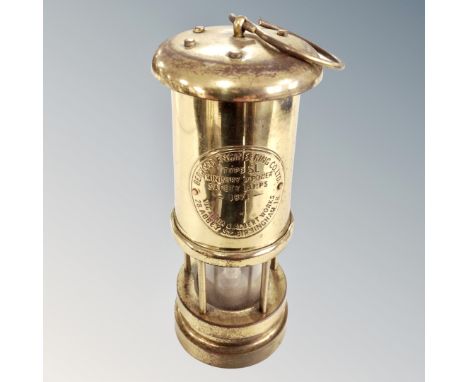A Berwood Engineering Company Type SL miner's lamp.
