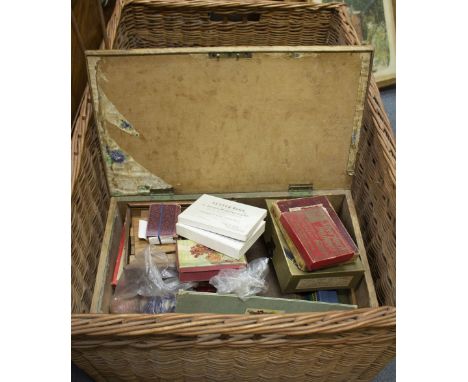 A COLLECTION OF VINTAGE CHILDREN'S GAMES AND TOYS to include counters, snakes and ladders, Sherlock Holmes card games, Scrabb