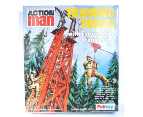 Action Man - Palitoy - an original vintage ' Training Tower ' Action Man playset. Appears complete (but is unchecked). Housed