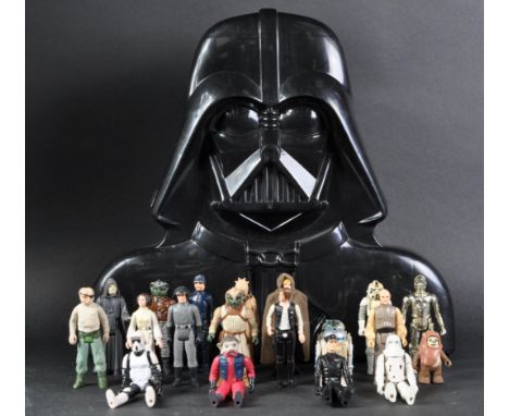 Star Wars - an original vintage Kenner made Star Wars ' Darth Vader Action Figure Carry Case ' along with a collection of x20