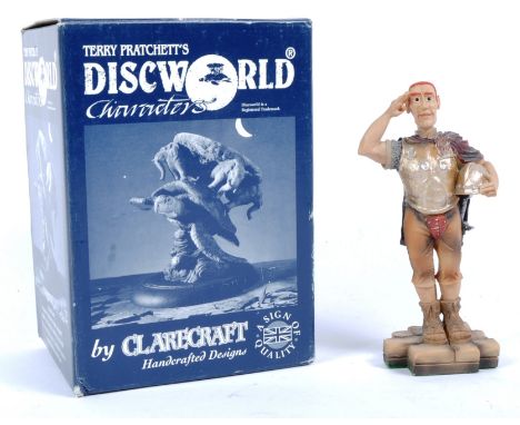 Terry Pratchett's Discworld - Clarecraft - vintage Clarecraft figurine / statue DW100 ' Captain Carrot '. Highly detailed fig