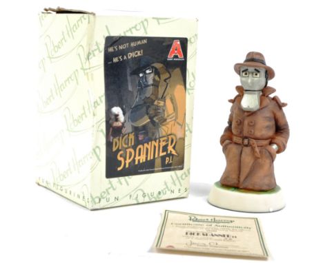 Dick Spanner – Gerry Anderson – Robert Harrop – a resin figure / statue GER01 Dick Spanner. Limited Edition. Highly detailed 