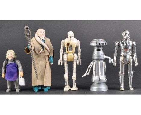Star Wars - a collection of x5 assorted original vintage Kenner / Palitoy made Star Wars action figures, comprising; 8D8 (LFL