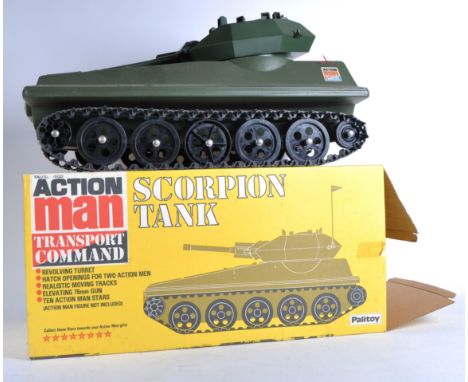 Action Man - Palitoy - an original vintage Action Man playset ' Scorpion Tank '. Plastic construction, including tank tracks.