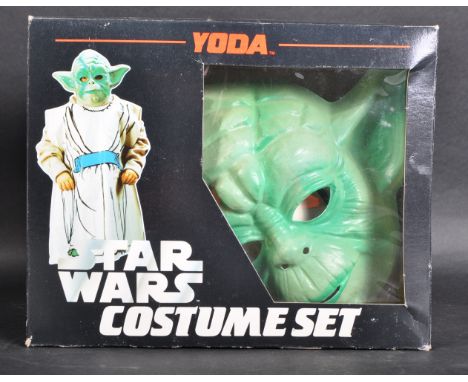 Star Wars - an original vintage 1983 Acamas Toys made Star Wars Costume Set ' Yoda '. Comprising of a vinyl apron costume and