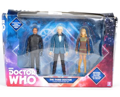 Doctor Who - Character Options - a Third Doctor Collector Figure set featuring The Master, The Third Doctor and Jo Grant. Hig