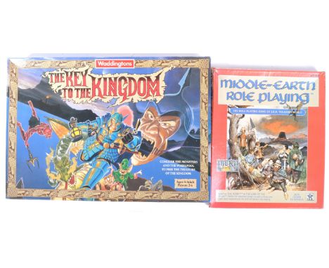 Fantasy Role Playing Games - two original vintage boxed games, comprising; The Key To The Kingdom by Waddingtons and Middle-E