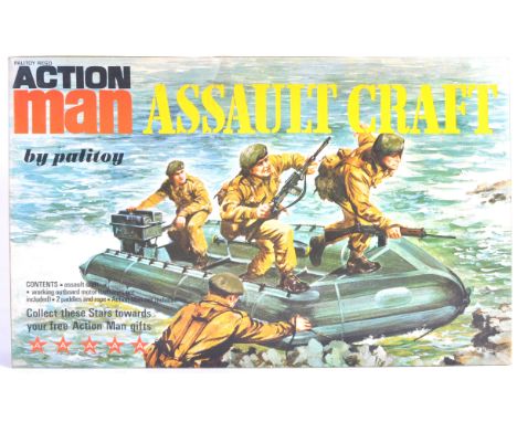 Action Man - Palitoy - An original vintage Palitoy made Action Man ' Assault Craft ' playset. Appears unused / as new. Box re