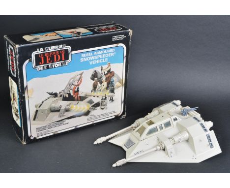Star Wars - an original vintage 1983 Palitoy made Star Wars action figure playset ' Rebel Armoured Snowspeeder Vehicle '. Lac