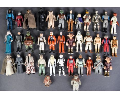 Star Wars - a collection of x40 original vintage Kenner / Palitoy made Star Wars action figures. Including; Darth Vader, Han 