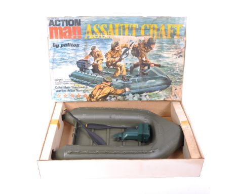 Action Man - Palitoy - an original vintage Action Man playset ' Assault Craft '. Plastic construction, including oars and out