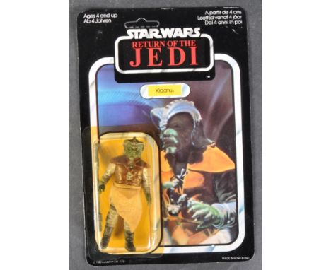 Star Wars - An original vintage 1983 Palitoy made Star Wars carded MOC action figure ' Klaatu '. Factory sealed upon its orig