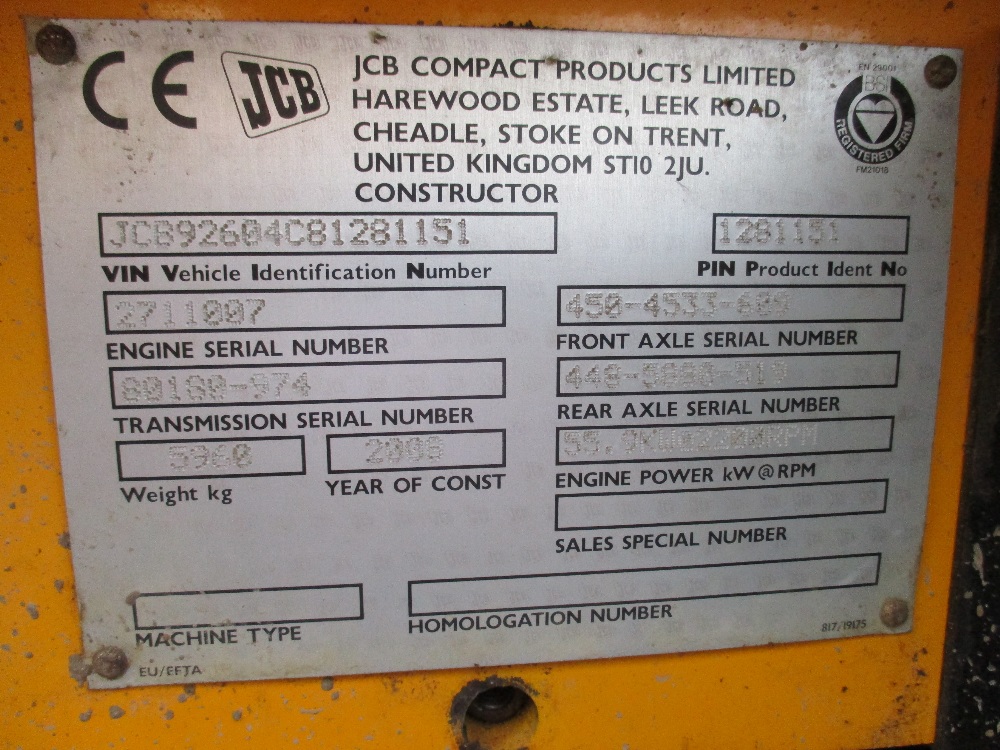 Jcb Serial Number Search