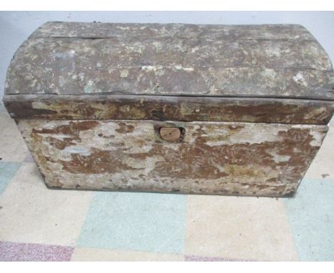 An antique dome topped trunk A/F