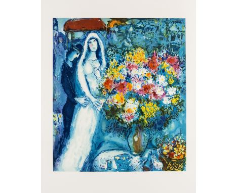 δ Marc Chagall (1887-1985) after,Bridal BouquetLithograph printed in colours, 1994, a proof aside from the edition of 750, pr