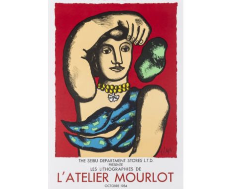 δ Fernand Leger (1881-1955) (after)Poster for L'Atelier MourlotLithograph printed in colours, 1984, printed by Mourlot, Paris