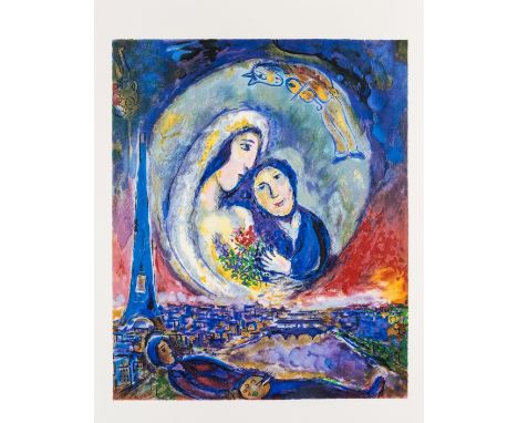 δ Marc Chagall (1887-1985) after,Le SongeLithograph printed in colours, 1994, a proof aside from the edition of 750, printed 