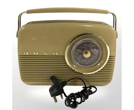 A vintage Bush radio.