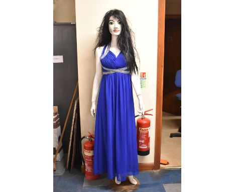 A Vintage Full Size Shop Mannequin, Condition Issues to Face and Hands 
