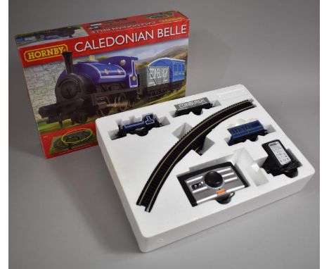 A Complete 2013 00 Gauge Hornby R.1151 Caledonian Belle Train Set, To Comprise of CR 0-4-0ST Tank Engine, Four Wheel Coach, 8
