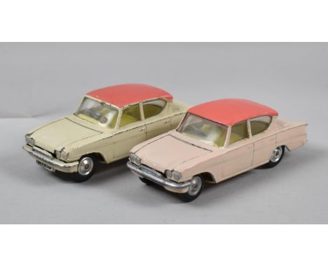 Two Repainted Corgi Toys Ford Consul Classic 